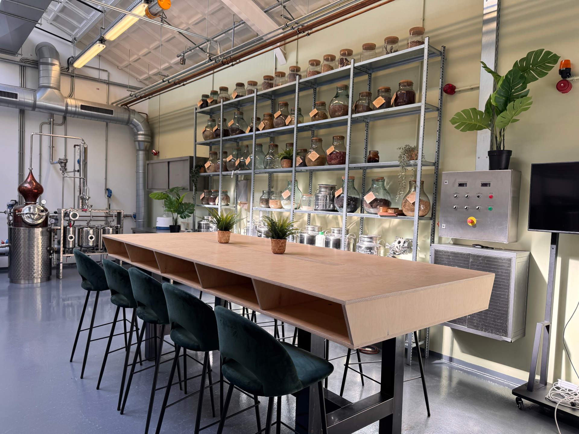 The Distillery Room - setup
